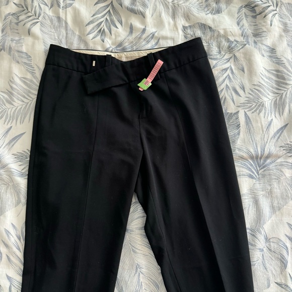 STEFANEL Italy black Slim Trouser Comfort Stretch suite Pant size 4 VGUC - Picture 12 of 17